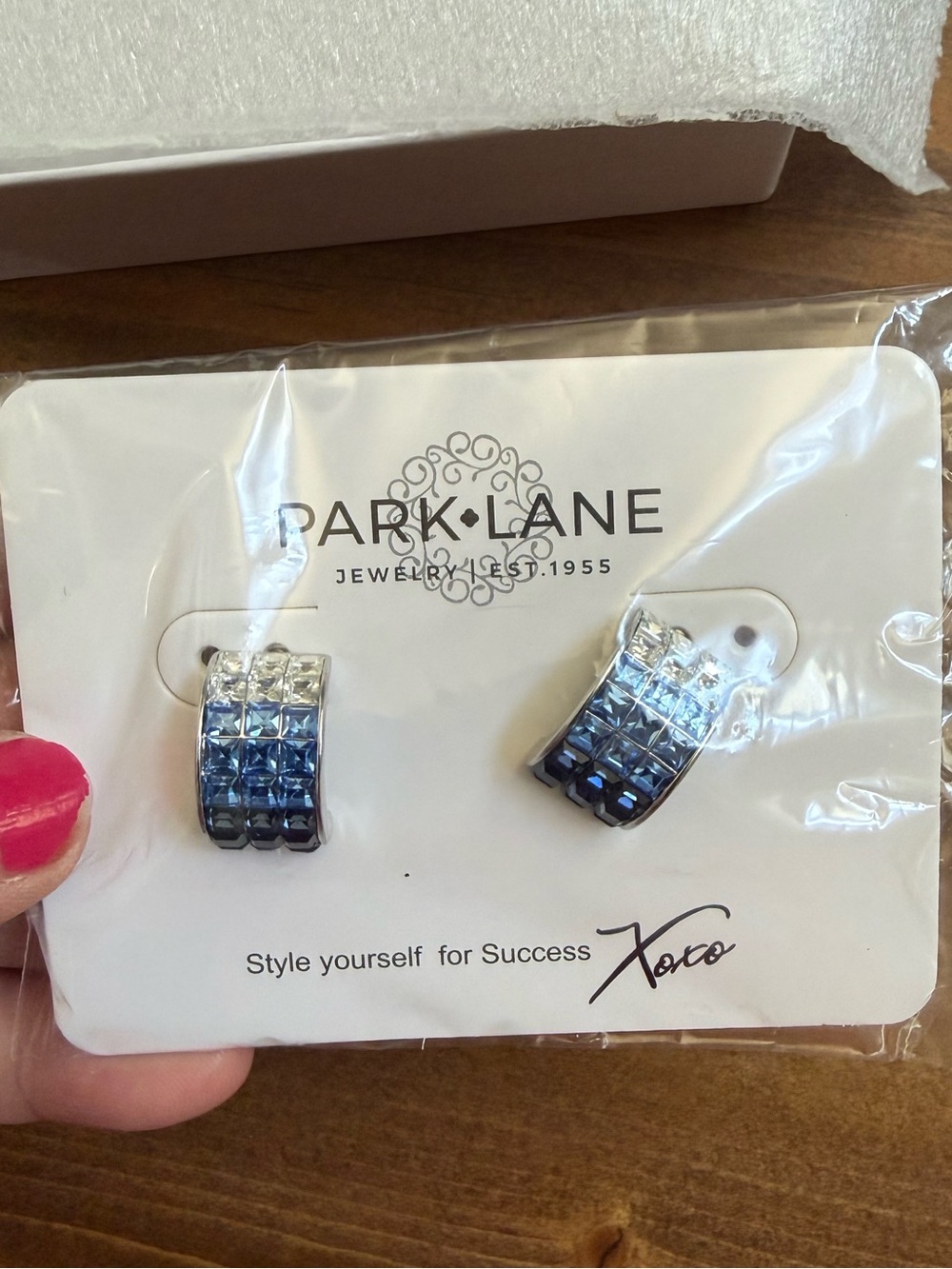 Park Lane Sparkle Box earrings NIB